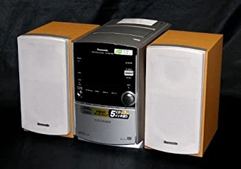 Panasonic　パナソニック　SC-PM510MD-S　シルバー　MDステレオシステム(CD/MD/カセットコンポ)(本体SA-PM510MDとスピーカーSB-PM510MDのセット)（中古品）