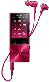 SONY ウォークマン A20シリーズ 32GB ハイレゾ音源対応 ノイズキャンセリング機能搭載イヤホン付属 2015年モデル ボルドーピンク NW-A26HN PM（中古品）