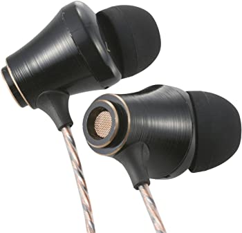 オーム電機 AudioComm ハイレゾ対応イヤホン B970 [品番]03-1099 HP-B970N ブラック（中古品）