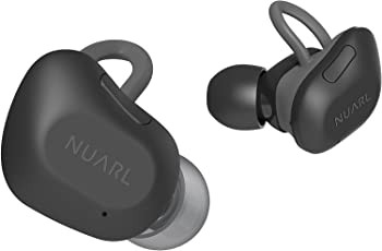 NUARL Bluetooth5 完全ワイヤレスイヤホン NT01:左右分離型 5時間再生 重さ5g HDSS IPX4耐水 自動再接続 マイク付 マットブラック NT01-MB（中古品）の通販は
