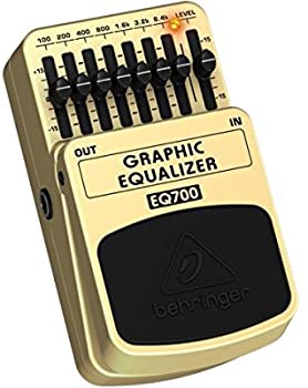 ベリンガー ギター用エフェクトペダル 7バンド・グラフィックイコライザー EQ700 GRAPHIC EQUALIZER（中古品） 6,307円