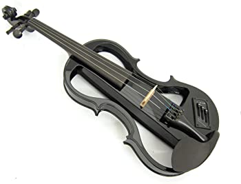 カルロジョルダーノ シレンツィア エレキバイオリン ブラック EV202CB（中古品）