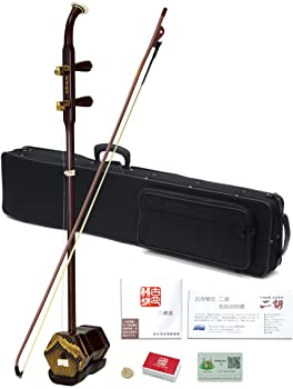 古月琴坊 入門用紅木二胡 金属軸糸巻き ER-500M（中古品）