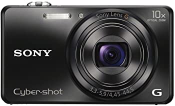 SONY デジタルカメラ Cyber-shot WX200 1890万画素 光学10倍 ブラック DSC-WX200-B（中古品）