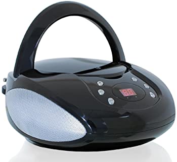 AM/FM/CD/MP3 Boombox Radio CD Player by GPX（中古品）