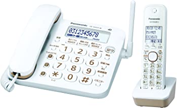 パナソニック RU・RU・RU デジタルコードレス電話機 子機1台付き 1.9GHz DECT準拠方式 VE-GD23DL-W（中古品）