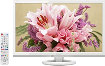 シャープ 24V型 液晶 テレビ AQUOS LC-24K30-W ハイビジョン USB外付けHDDへの裏番組録画対応 長時間録画HDD対応2画面表示 2015年モデル（中古品）