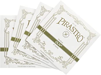 PIRASTRO OLIV オリーブ バイオリン弦セット(E線ループエンド)（中古品）