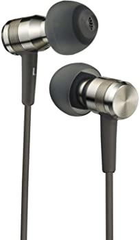 JVC カナル型イヤホン N_W SOLIDEGE ハイレゾ対応 グレー HA-FD7-H（中古品）