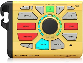 TC Helicon ボーカル用マルチエフェクター マイクスタンドマウント可能 USBオーディオインターフェース ドラムサウンド サンプラー MIDI対応 高（中古品）