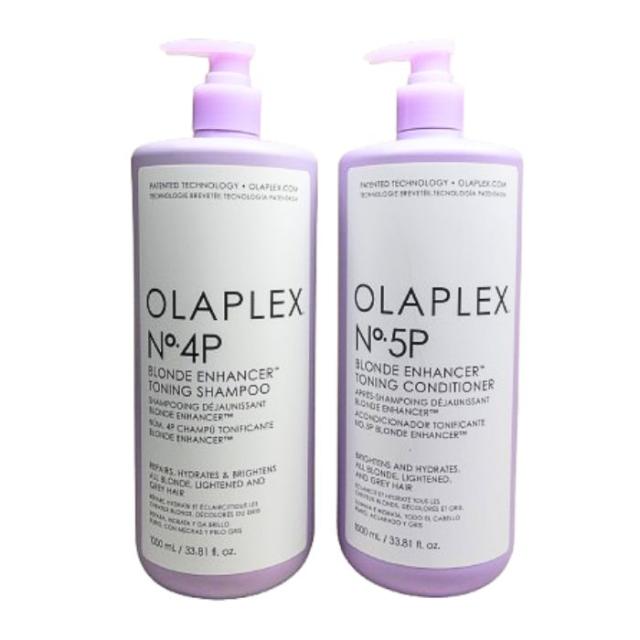 オラプレックス No.4P トーニング シャンプー 1000ml & No.5P コンディショナー 1000ml セット 紫シャンプー パープルシャンプー OLAPLEX