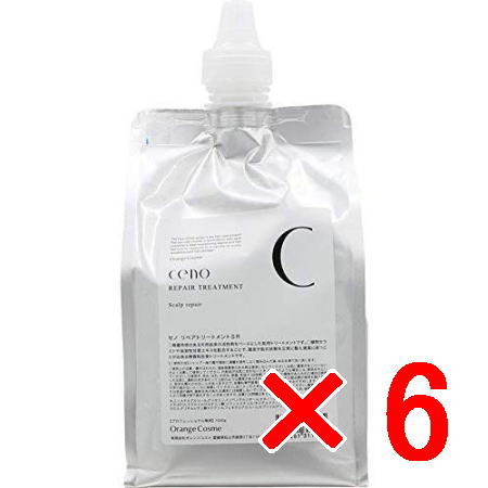 送料無料 オレンジコスメ ／ CENO セノ リペアトリートメント SR 1000g / レフィル 6個セット