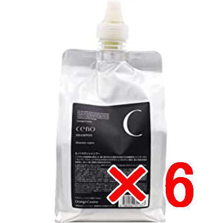 送料無料 オレンジコスメ ／CENO セノ ヘマチンシャンプー HR 1000ml レフィル 6個
