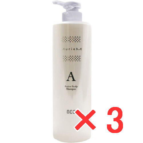 ★【送料無料】ナンバースリー 003 / ミュリアム クリスタル / ミュリアム 薬用スカルプシャンプー A 660ml 【3個セット】