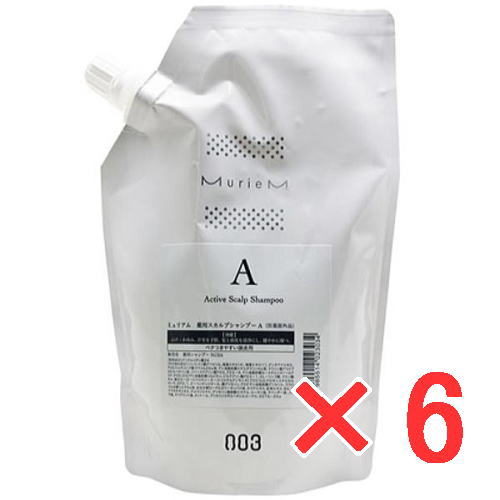 ★【送料無料】ナンバースリー 003 / ミュリアム クリスタル / ミュリアム 薬用スカルプシャンプー A 500ml (詰替用) 【6個セット】/ 頭皮のベタつきやニオイ