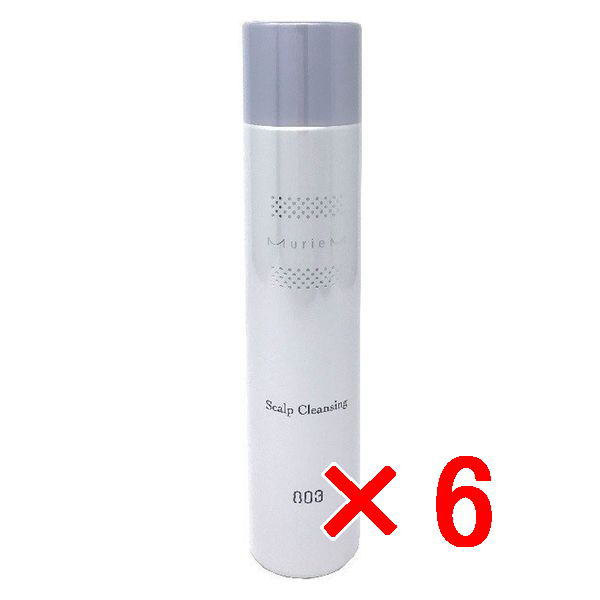 ★【送料無料】ナンバースリー 003 / ミュリアム クリスタル / ミュリアム 薬用スカルプ 炭酸クレンジング 250g 【6個セット】/ 美容室専売品 スカルプケア