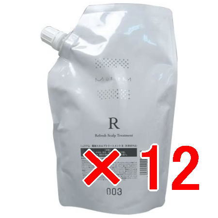 ★【送料無料】ナンバースリー 003 / ミュリアム クリスタル / ミュリアム 薬用スカルプ トリートメント R 500g (詰替用) 【12個セット】