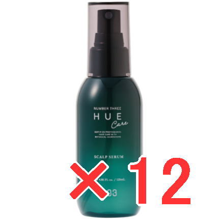 ★【送料無料】ナンバースリー ヒュウケア HUE スカルプセラム 120ml【12個セット】