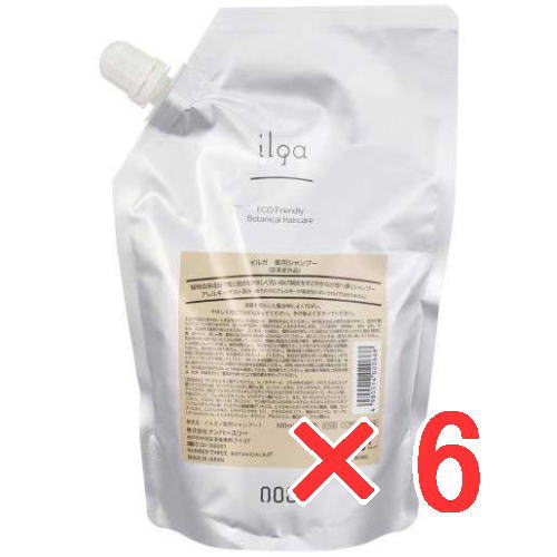 ★【送料無料】ナンバースリー 003 / ミュリアム クリスタル / イルガ 薬用シャンプー 500ml 詰替え 【6個セット】/ 美容室専売品 医薬部外品