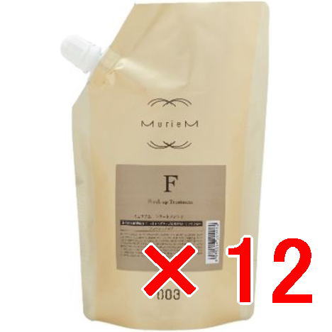 ★【送料無料】ナンバースリー 003 / ミュリアム ゴールド / ミュリアム トリートメント F 500g 詰替え 【12個セット】/ 4985514022914