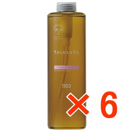 送料無料 ナンバースリー 003 ／ ユルルカ フローラモイスト シャンプー 660ml 6個