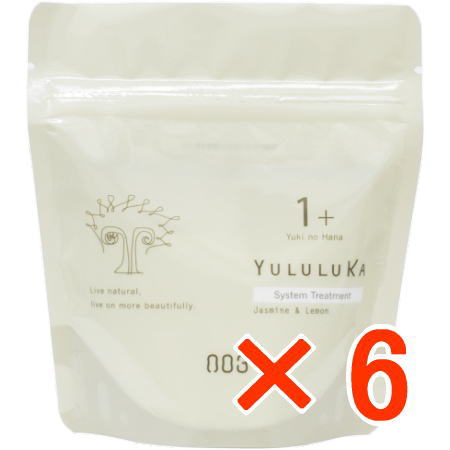 送料無料 ナンバースリー 003 ／ ユルルカ ユキノハナ1＋フローラル 150g 6個 トリートメント