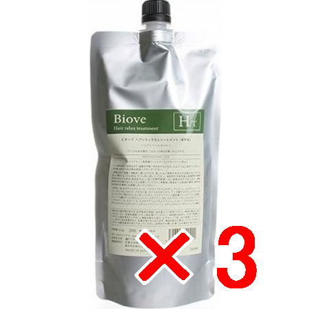 送料無料 デミコスメティックス ／ Biove ビオーブ ヘアリラックス トリートメント 450g?3個