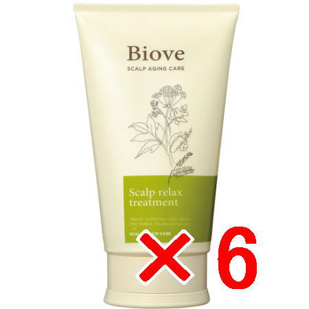 送料無料 デミコスメティックス ／ Biove ビオーブ スキャルプリラックス トリートメント 240g?6個