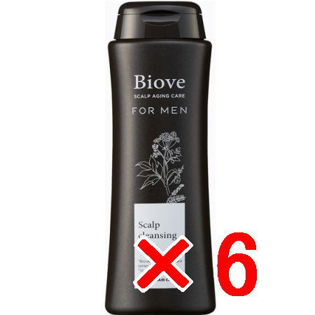 送料無料 デミコスメティックス ／ Biove ビオーブ フォー メン スキャルプクレンジング 250ml 6個
