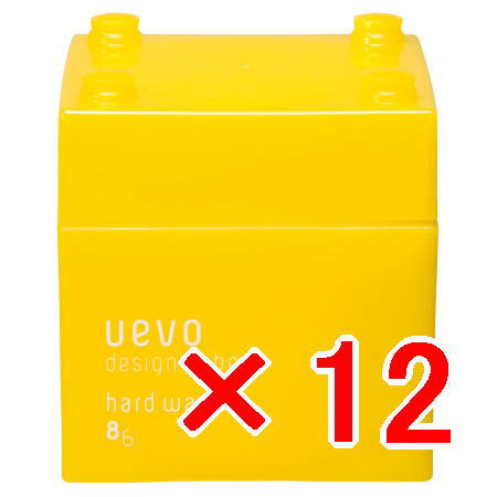 送料無料 デミコスメティックス ／ ウェーボ デザインキューブ ／ ハードワックス 80g 12個 ?ワックス