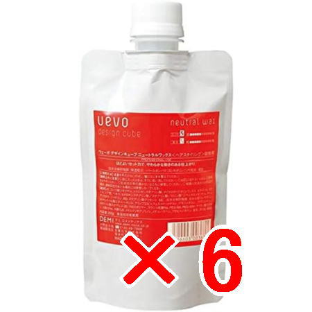 送料無料 デミコスメティックス ／ ウェーボ デザインキューブ ／ ニュートラルワックス 200g?6個?ワックス