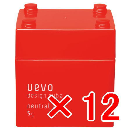 送料無料 デミコスメティックス ／ ウェーボ デザインキューブ ／ ニュートラルワックス 80g 12個 ?ワックス