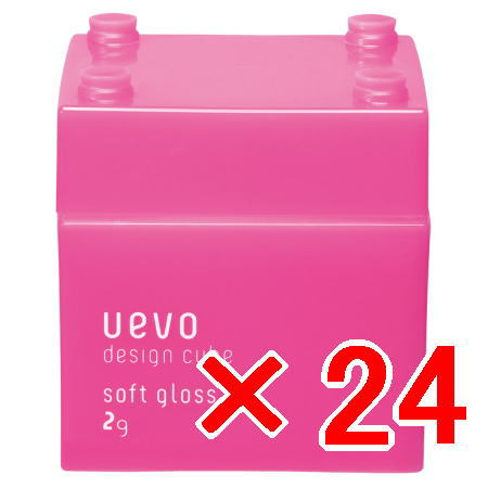 送料無料 デミコスメティックス ／ ウェーボ デザインキューブ ／ ソフトグロス 80g 24個 ?グロス