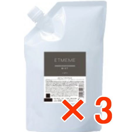 送料無料 ナプラ ／ エミーム ヘアケア ミスト 400ml リフィル 3個