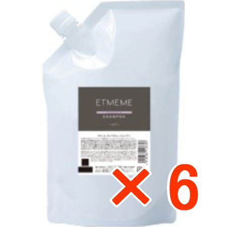 送料無料 ナプラ ／ エミーム モイスチャー シャンプー 500ml リフィル 6個