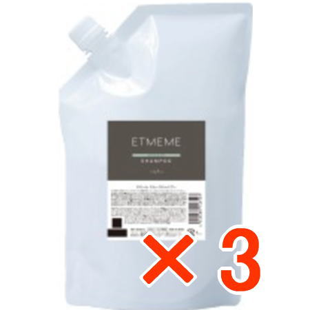 送料無料 ナプラ ／ エミーム スムース シャンプー 500ml リフィル 3個