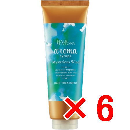 送料無料 デミコスメティックス ／ ヘアシーズンズ アロマシロップス ヘアトリートメント ミステリアスウィンド 240g 6個