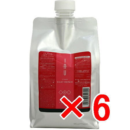 送料無料 ルベル ／ イオ クリーム シルキーリペア ／ ヘアトリートメント?1000mL リフィル / LebeL 6個