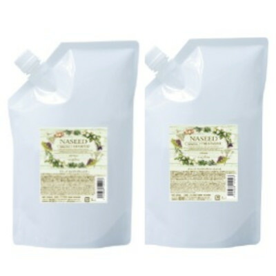 送料無料 ナプラ ／ ナシード エイジング シャンプー 1200mL ＆ エイジング トリートメント 1200g リフィルセット