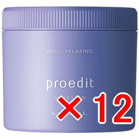 送料無料 ルベル ／プロエディット ヘアスキン オアシスリラクシング?360g 12個