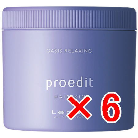 送料無料 ルベル ／プロエディット ヘアスキン オアシスリラクシング?360g 6個