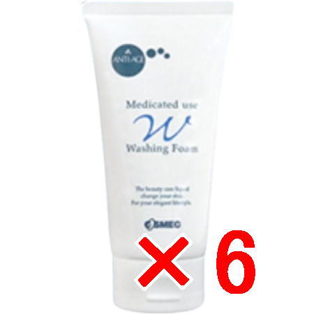 送料無料 コスメック ／ アンテージ 薬用 Wウォッシングフォーム 120g 6個