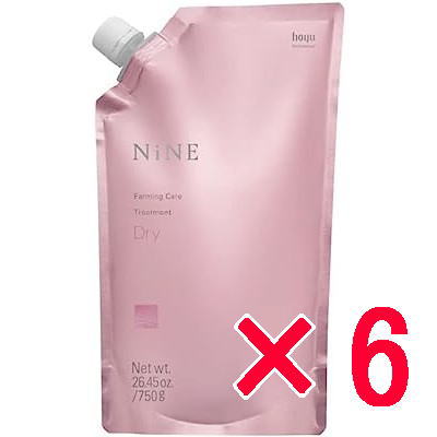 ホーユー hoyu ／ NiNE ファーミングケア トリートメント ( ドライ )   750g【6個】
