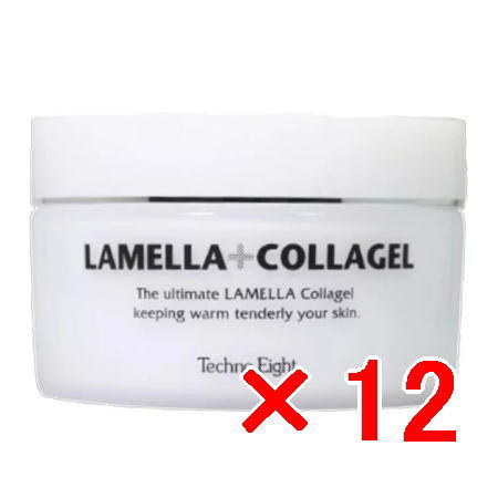 ★【送料無料】 テクノエイト ／ ラメラコラーゲル 100g  オールインワン乳液 【12個】