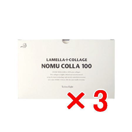 ★【送料無料】 テクノエイト ／ ラメラコラージュ　ノムコラ 300g  飲む100%コラーゲン 【3個】