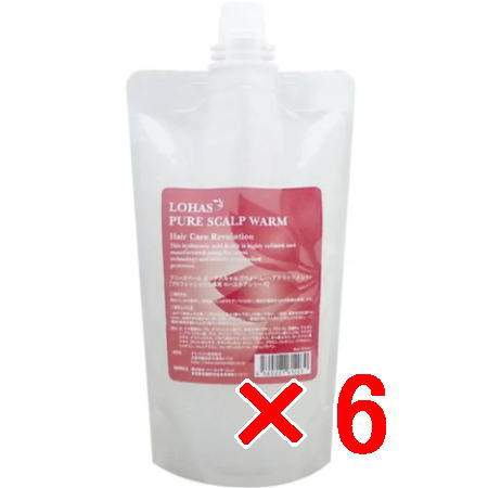 ★【送料無料】 テクノエイト ／ ピュアスキャルプウォーム 400ml 【6個】