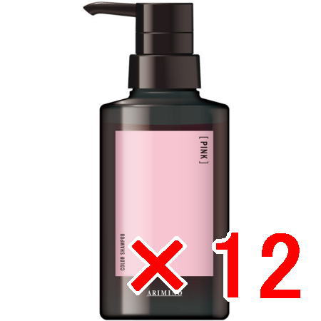 送料無料 アリミノ arimino ／ アジアンカラー フェス?カラーシャンプー?ピンク 280ml 12個