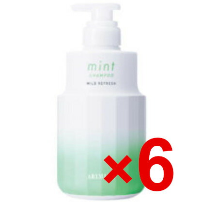 2023年限定／ アリミノ arimino ／ ミント シャンプー マイルドリフレッシュ 550ml【6個セット】/ ほどよく爽やか