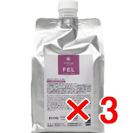 送料無料 エルコス ELLCOS ／ Eセラップ FEL 1000mL 3個