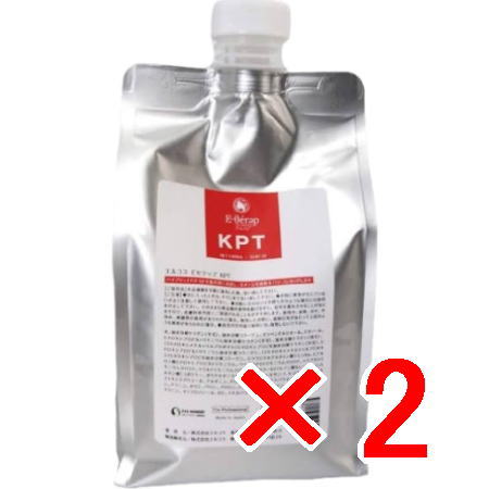 エルコス ELLCOS Eセラップ KPT 1000mL 2個セット ハイブリッドP.P.Tが毛髪内部に浸透し、ダメージを補修&ハリ・コシをUPします。